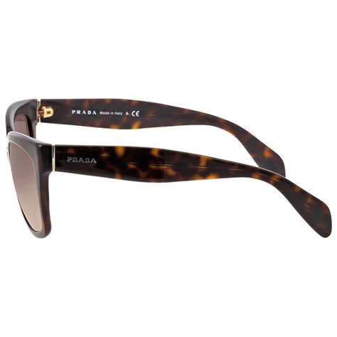 Prada Poeme Tortoise Shell Square Sunglasses PR